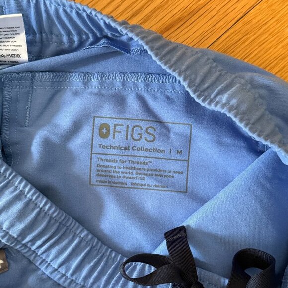 Figs Technical Tansen Jogger Scrub Pants Men M Set of 2 Ciel Blue MXXSW2004 - Picture 2 of 7